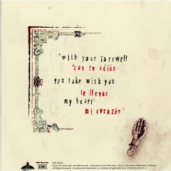 Selena Dreaming of You 1995 CD Album VG+ Cover VG - Picture 7 of 7